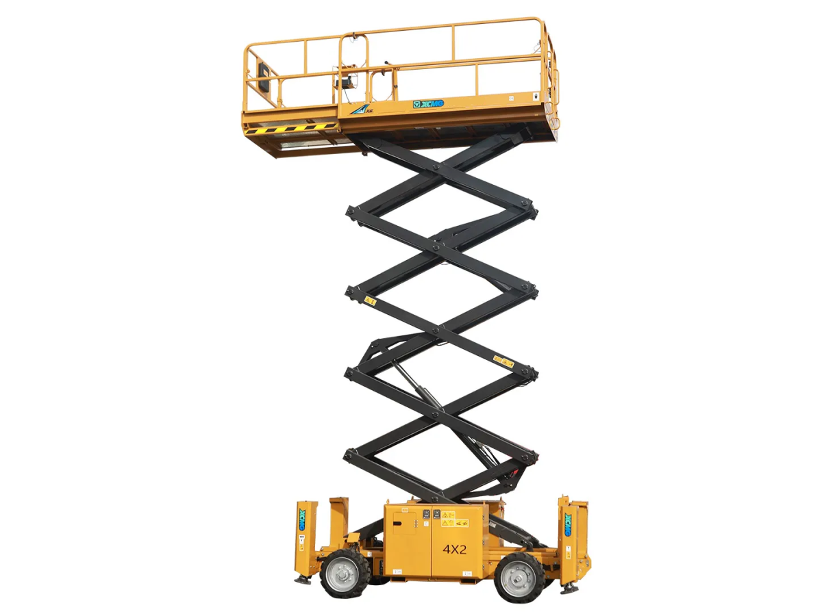 Plataforma de tijera eléctrica 4x4 XCMG XG1218ERT