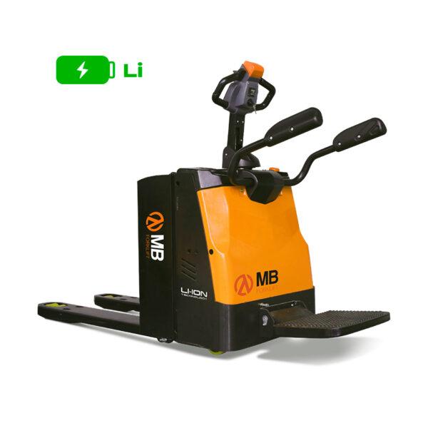 MB RPL201 Transpaleta Eléctrica de Conductor Montado con batería de Litio de 2.000kg