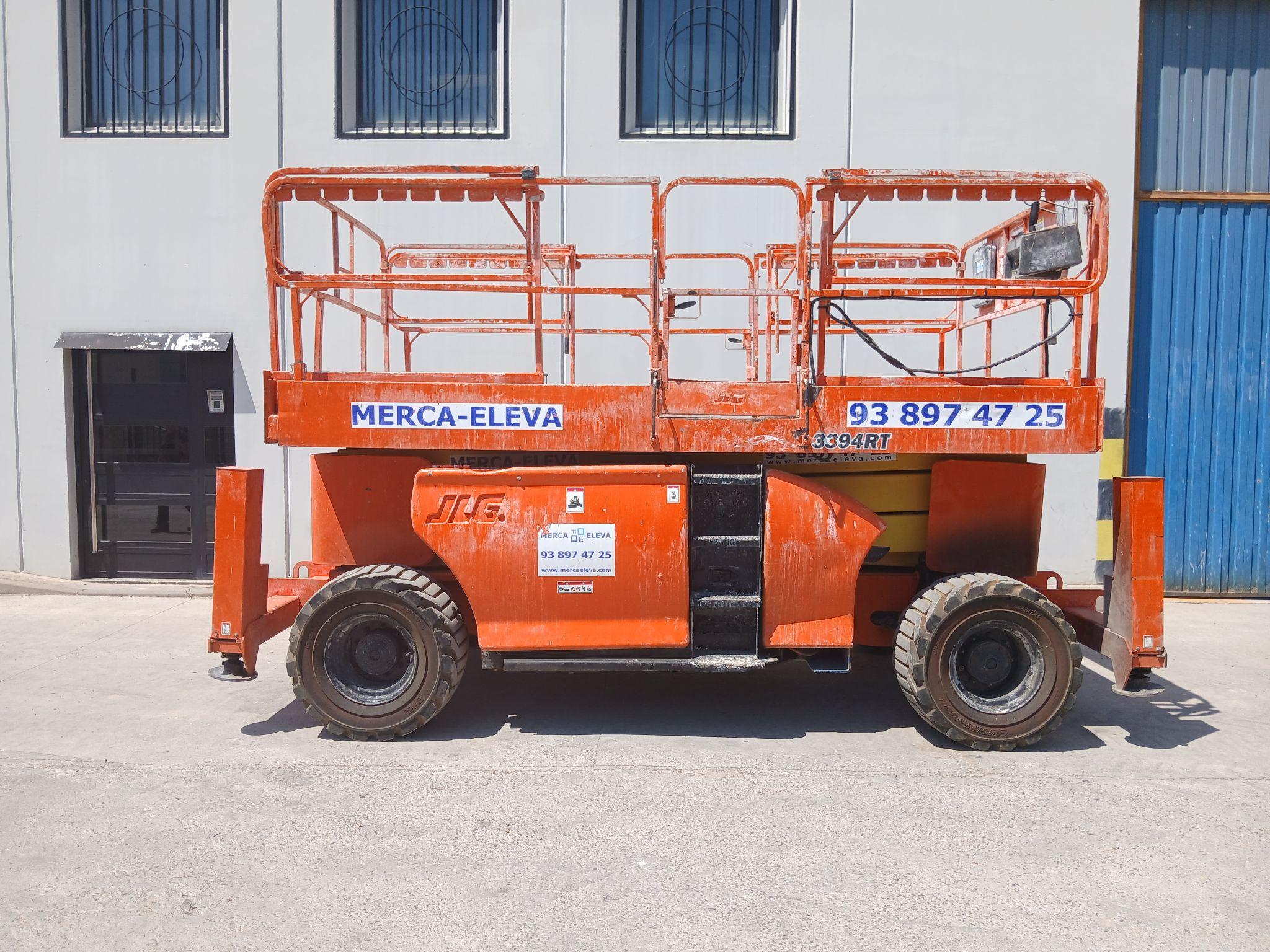 JLG 3394RT PLATAFORMA TIJERA DIESEL 12 MT