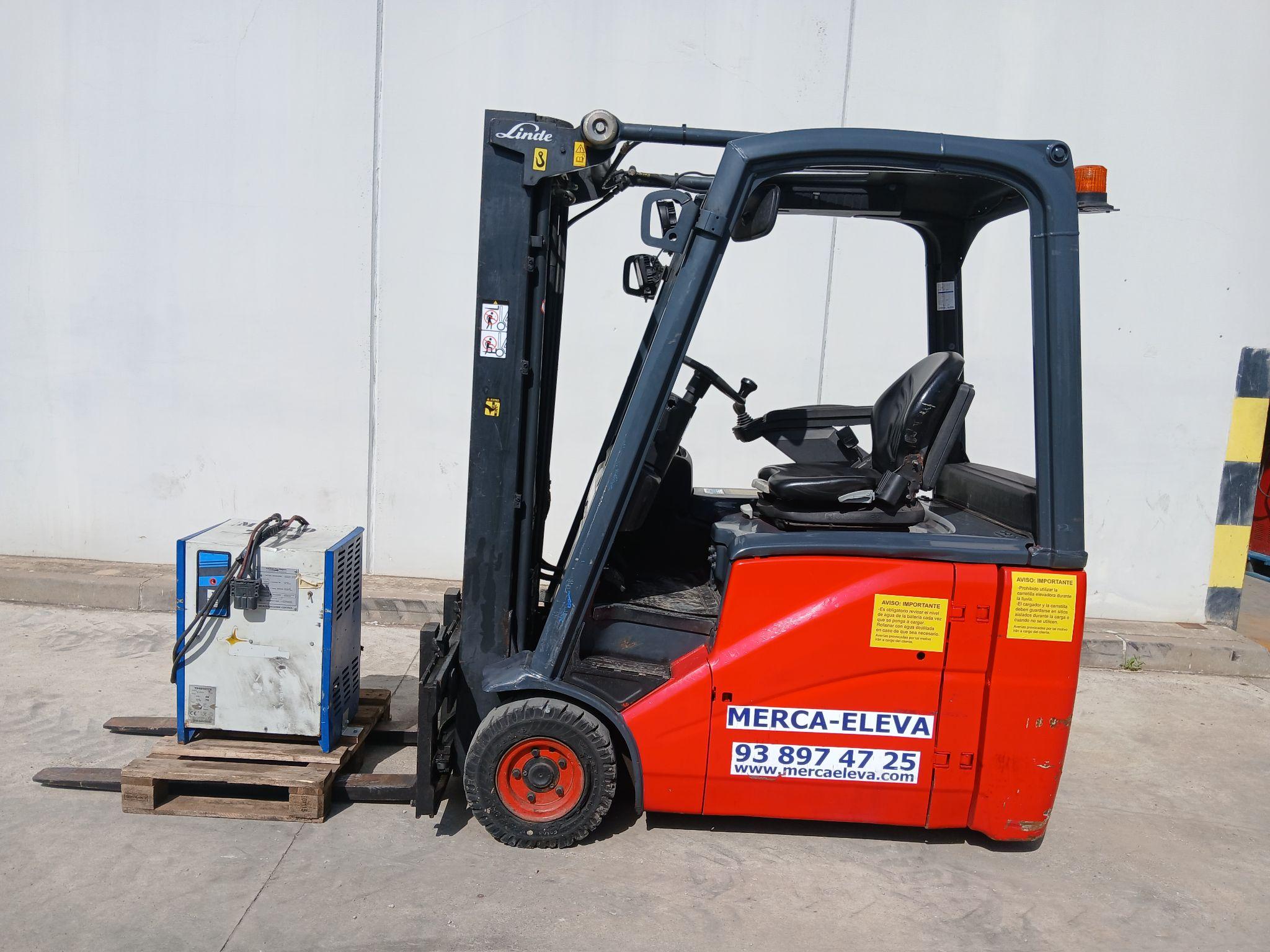 Linde E16H-01 CARRETILLA ELEVADORA ELECTRICA 1600 KG