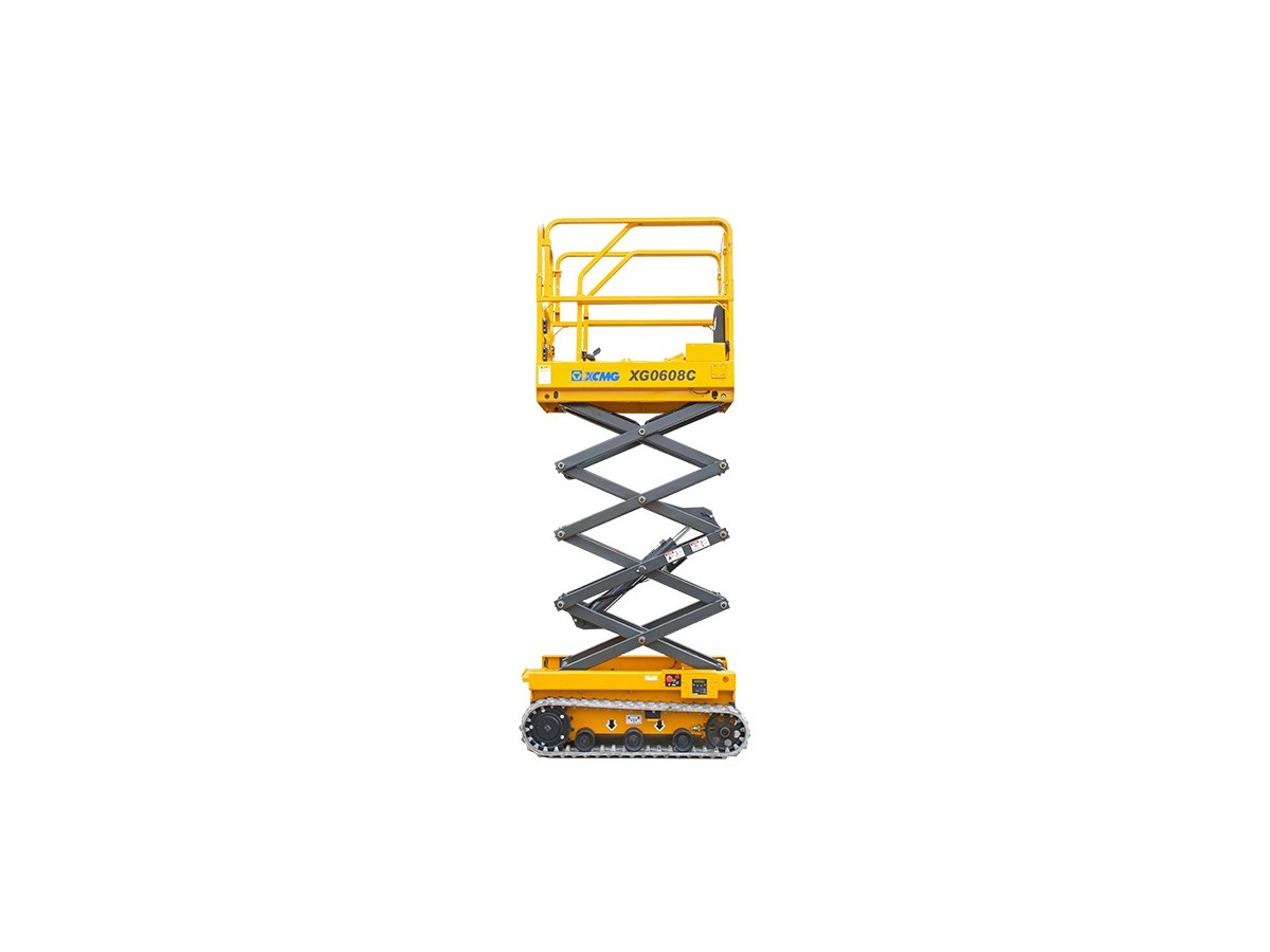 Plataforma de tijera eléctrica orugas XCMG XG0608C