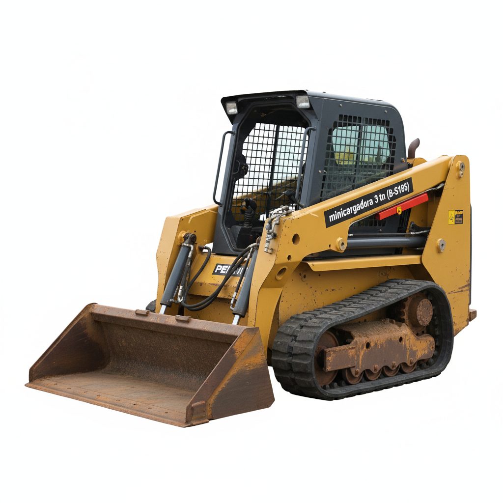 Minicargadora sobre Ruedas 3 Toneladas tipo Bobcat S185