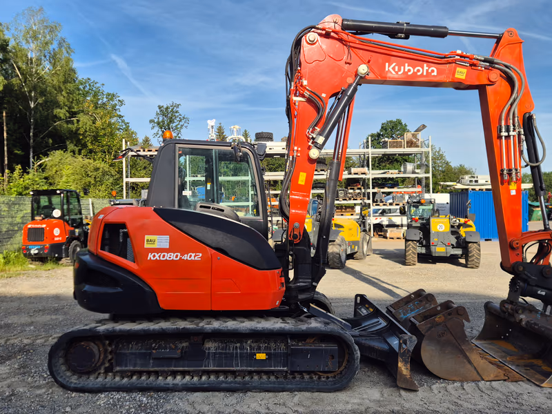 Miniexcavadora Kubota KX 080-4 V 2PGL