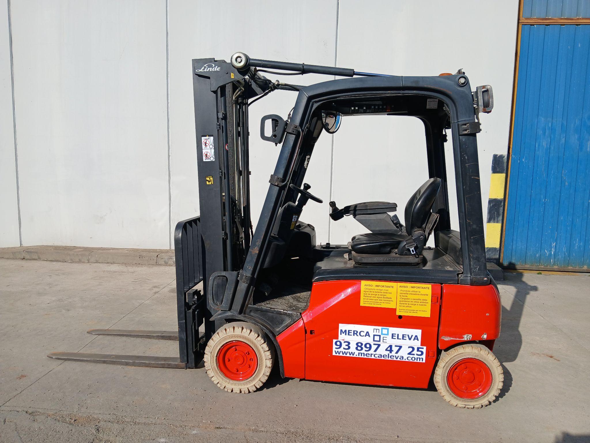 Linde E16P-01 CARRETILLA ELEVADORA ELECTRICA 1600 KG