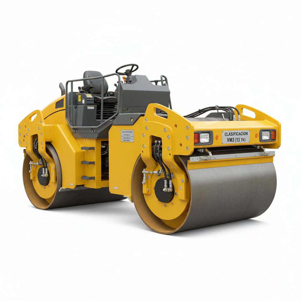 Rodillo Compactador Monocilíndrico VM3 de 13 Toneladas