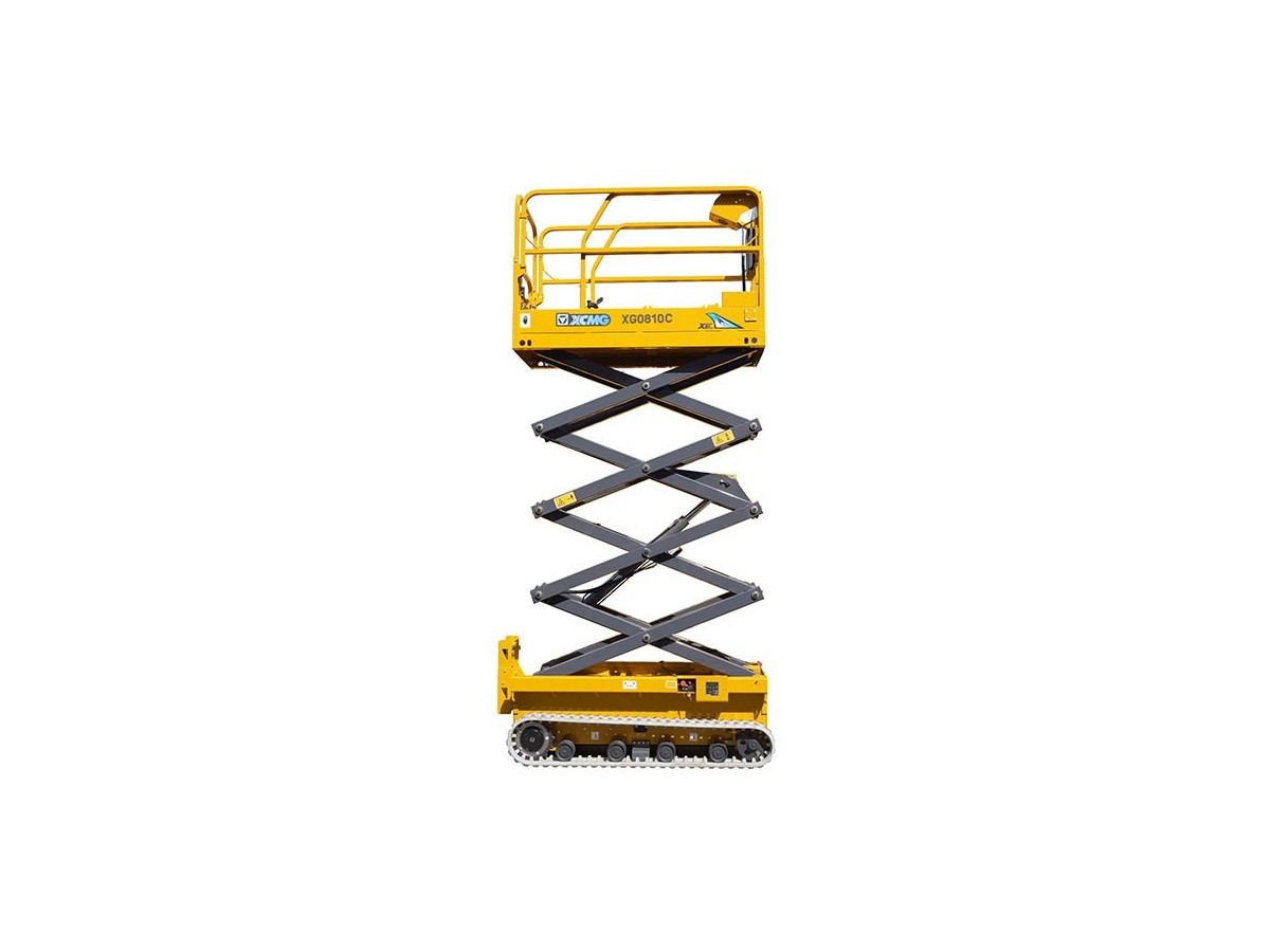 Plataforma de tijera eléctrica orugas XCMG XG0810C