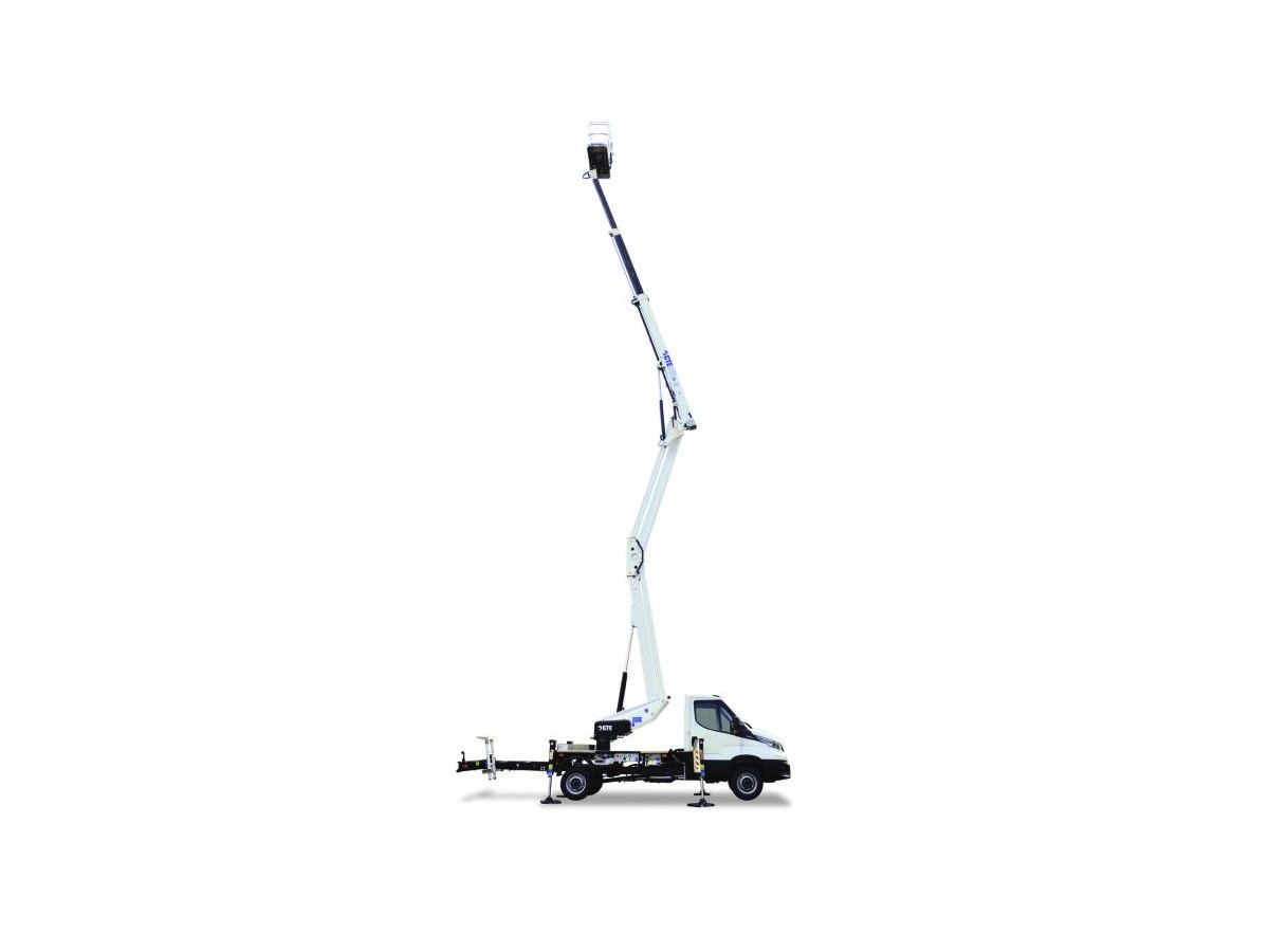 Plataforma sobre camión articulada ZED 25 HV